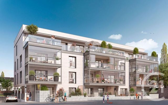 Appartement T5 à vendre - 5 pièces - 110.83 m2 - RENNES - 35 - BRETAGNE - Century 21 Dréano Immobilier
